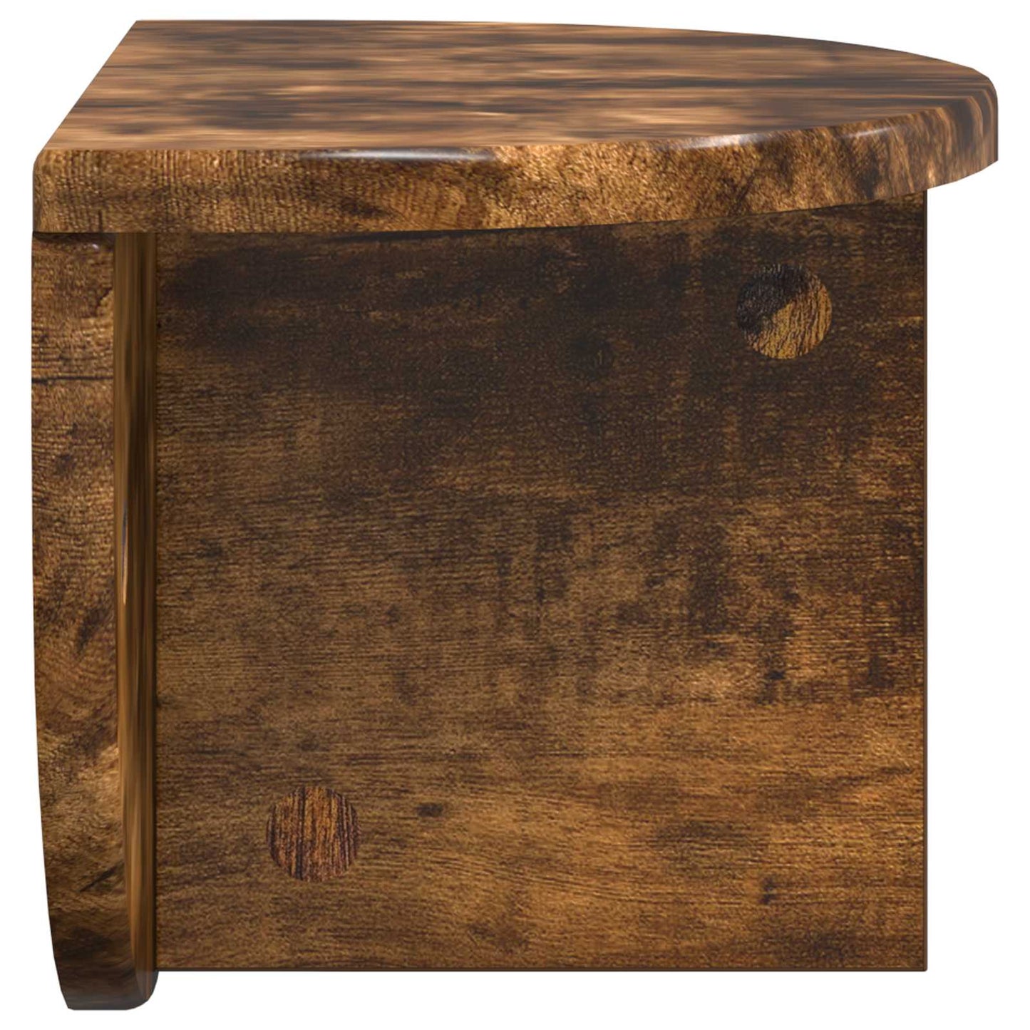 Wall Shelf Smoked Oak 38 x 19 x 19 cm Engineered Wood