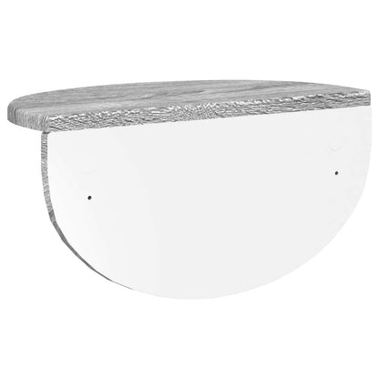 Wall Shelf Grey Sonoma 38 x 19 x 19 cm Engineered Wood