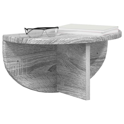Wall Shelf Grey Sonoma 38 x 19 x 19 cm Engineered Wood