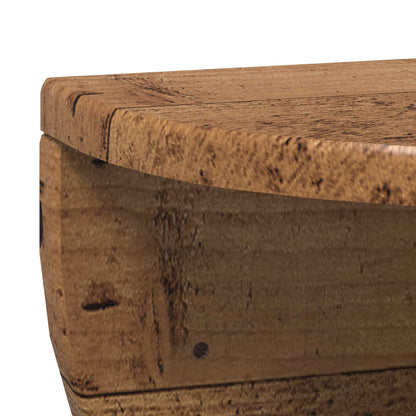 Wall Shelf Old Wood 38 x 19 x 19 cm Engineered Wood