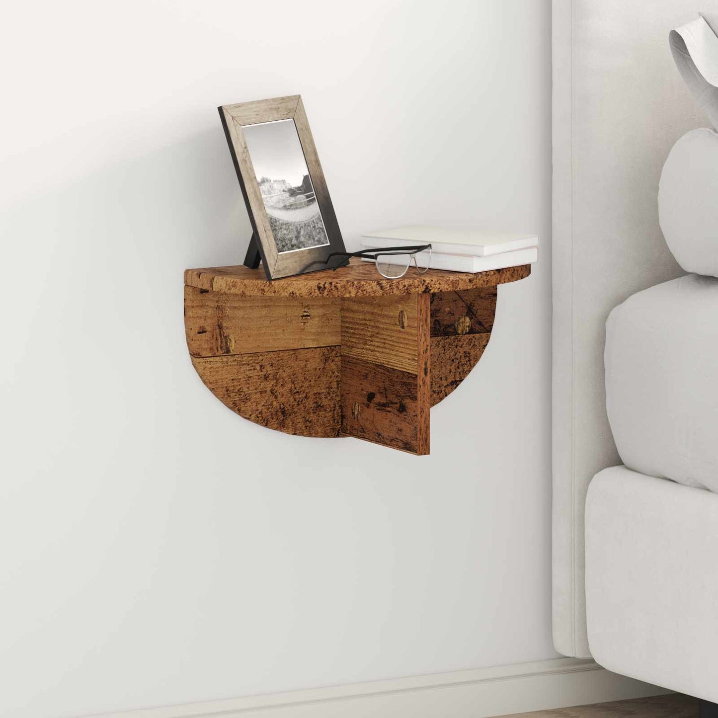 Wall Shelf Old Wood 38 x 19 x 19 cm Engineered Wood