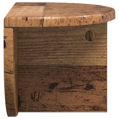 Wall Shelf Old Wood 38 x 19 x 19 cm Engineered Wood