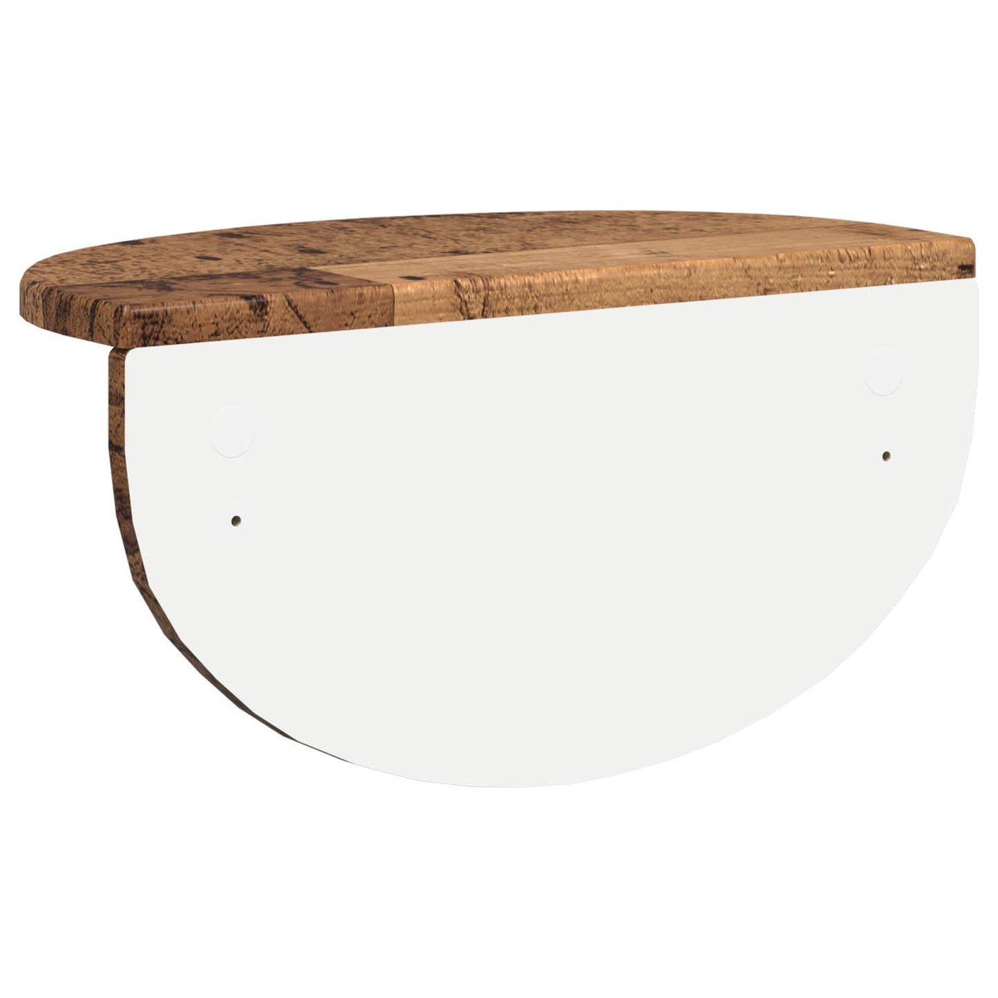 Wall Shelf 2 pcs Old Wood 38 x 19 x 19 cm Engineered Wood