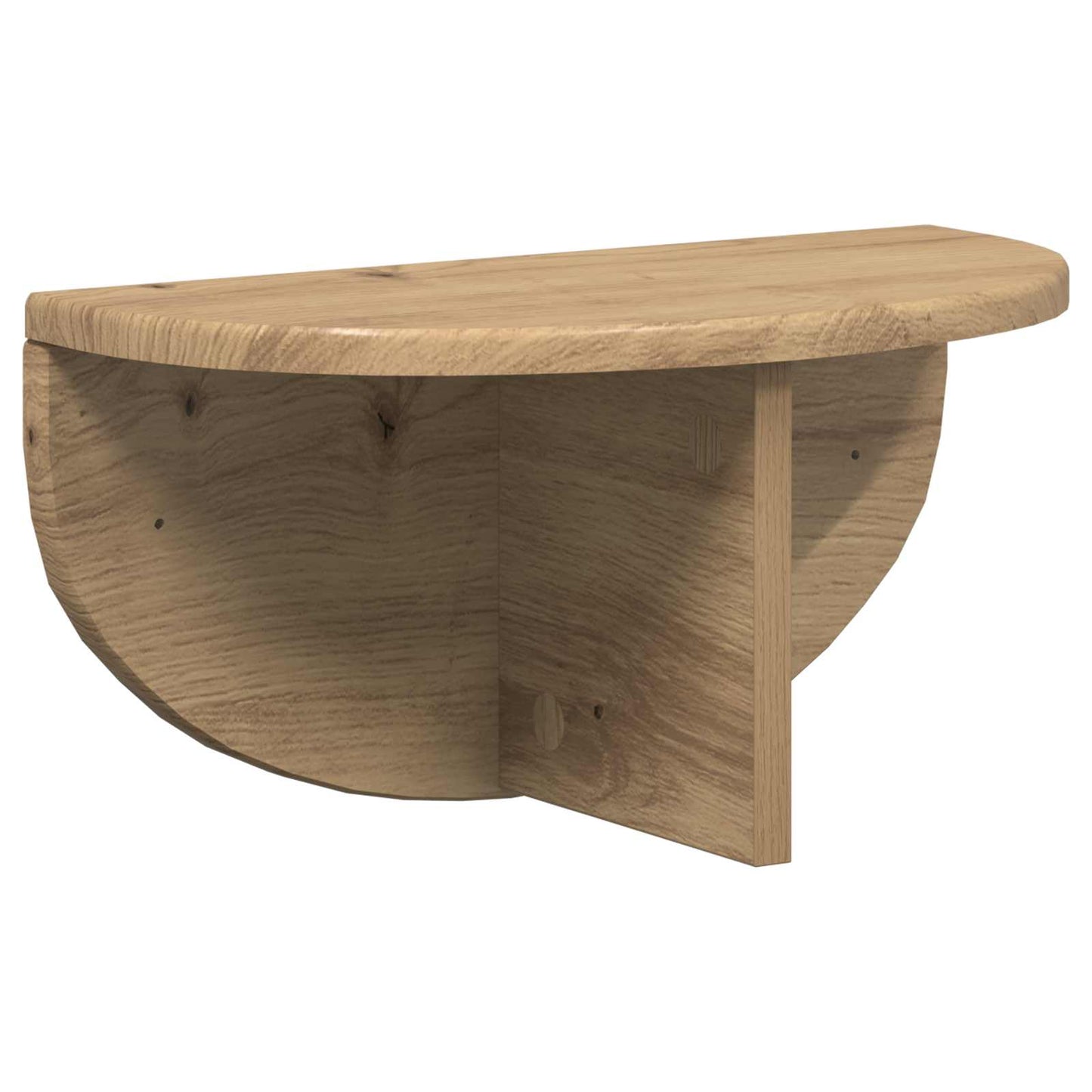 Wall Shelf 2 pcs Artisan Oak 38 x 19 x 19 cm Engineered Wood