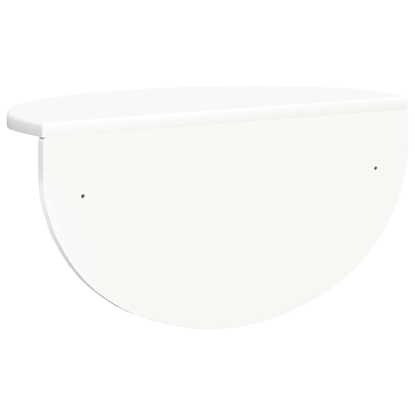 Wall Shelf Wall-mounted White 48 x 24 x 24 cm Engineered Wood