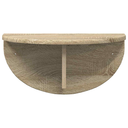 Wall Shelf Sonoma Oak 48 x 24 x 24 cm Engineered Wood