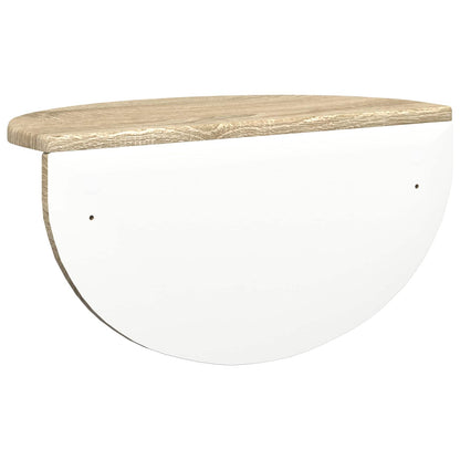 Wall Shelf 2 pcs Sonoma Oak 48 x 24 x 24 cm Engineered Wood