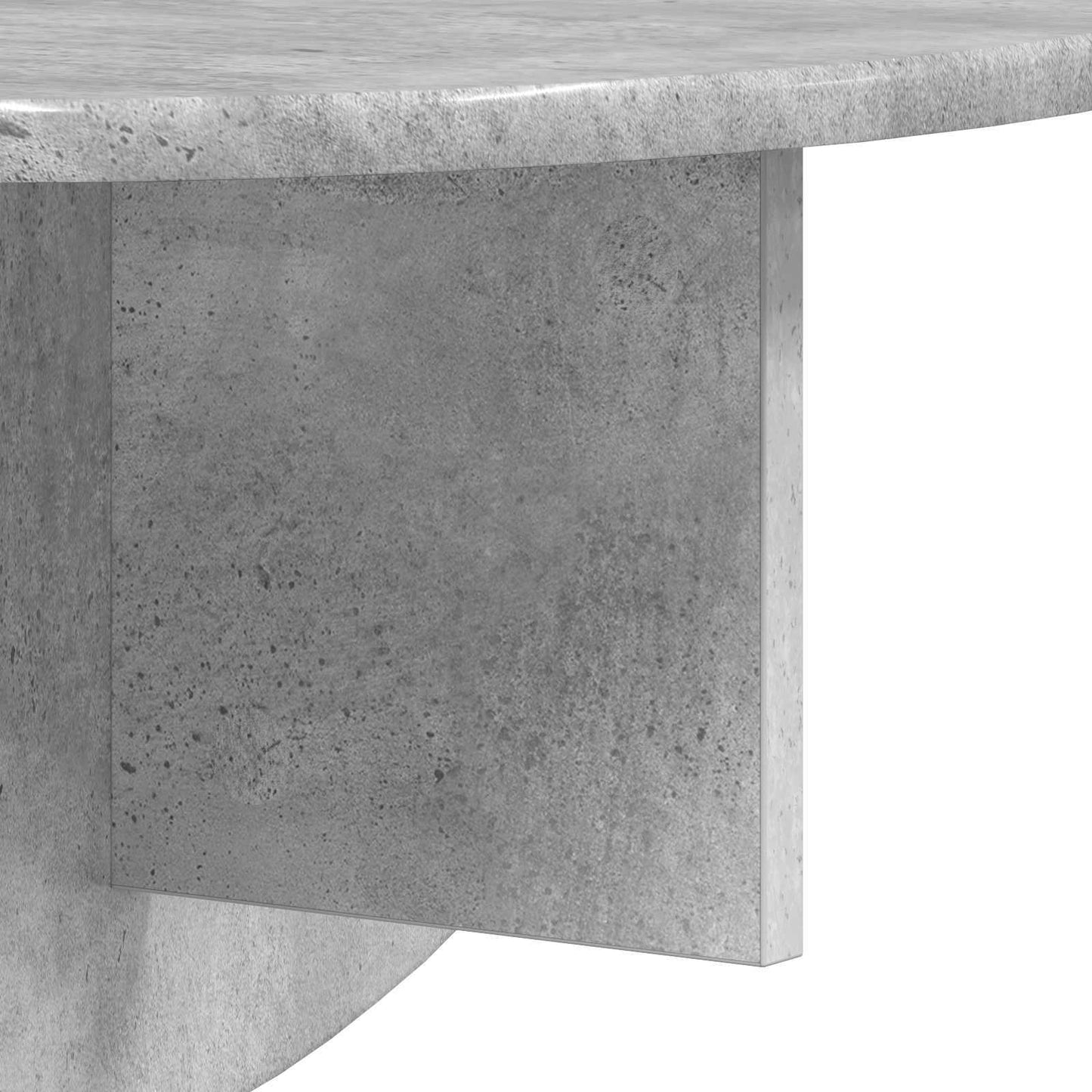 Wall Shelf Wall-Mounted Concrete Grey 48 x 24 x 24 cm