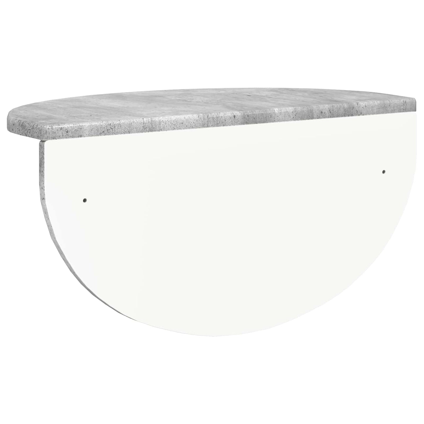 Wall Shelf Wall-Mounted Concrete Grey 48 x 24 x 24 cm