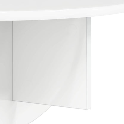 Wall Shelf Wall-Mounted High Gloss White 48 x 24 x 24 cm