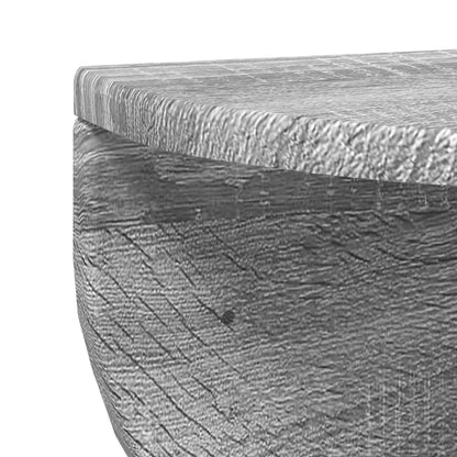 Wall Shelf Wall-Mounted Grey Sonoma 48 x 24 x 24 cm