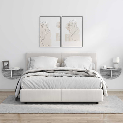 Wall Shelf Wall-Mounted Grey Sonoma 48 x 24 x 24 cm