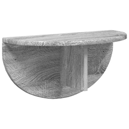 Wall Shelf Wall-Mounted Grey Sonoma 48 x 24 x 24 cm