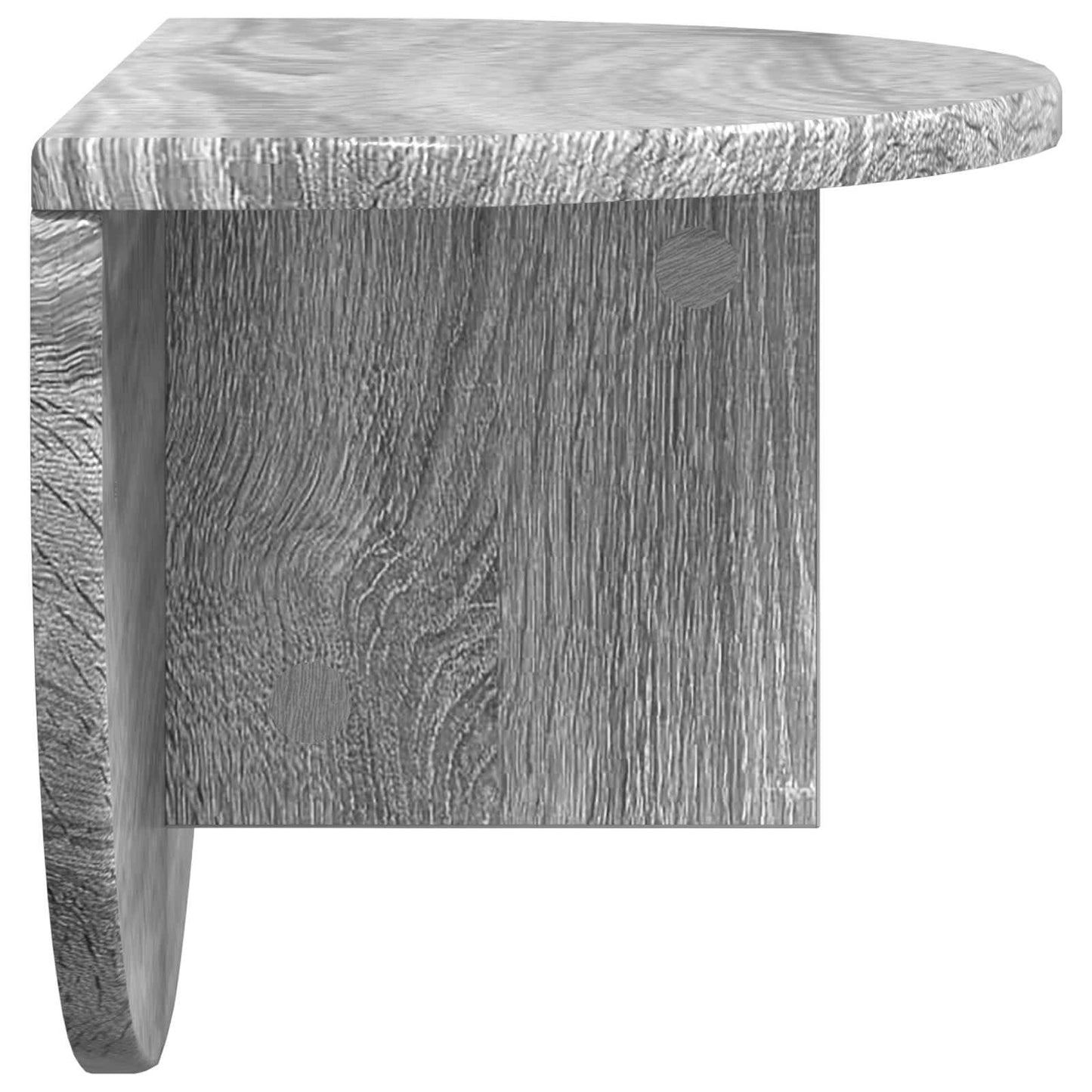Wall Shelf Wall-Mounted Grey Sonoma 48 x 24 x 24 cm