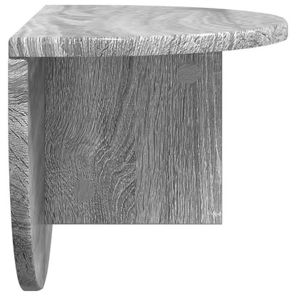 Wall Shelf Wall-Mounted Grey Sonoma 48 x 24 x 24 cm