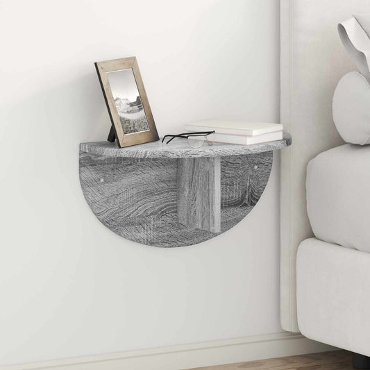 Wall Shelf 2 pcs Grey Sonoma 48 x 24 x 24 cm Engineered Wood