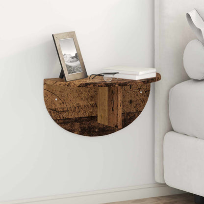 Wall Shelf Old Wood 48 x 24 x 24 cm Engineered Wood