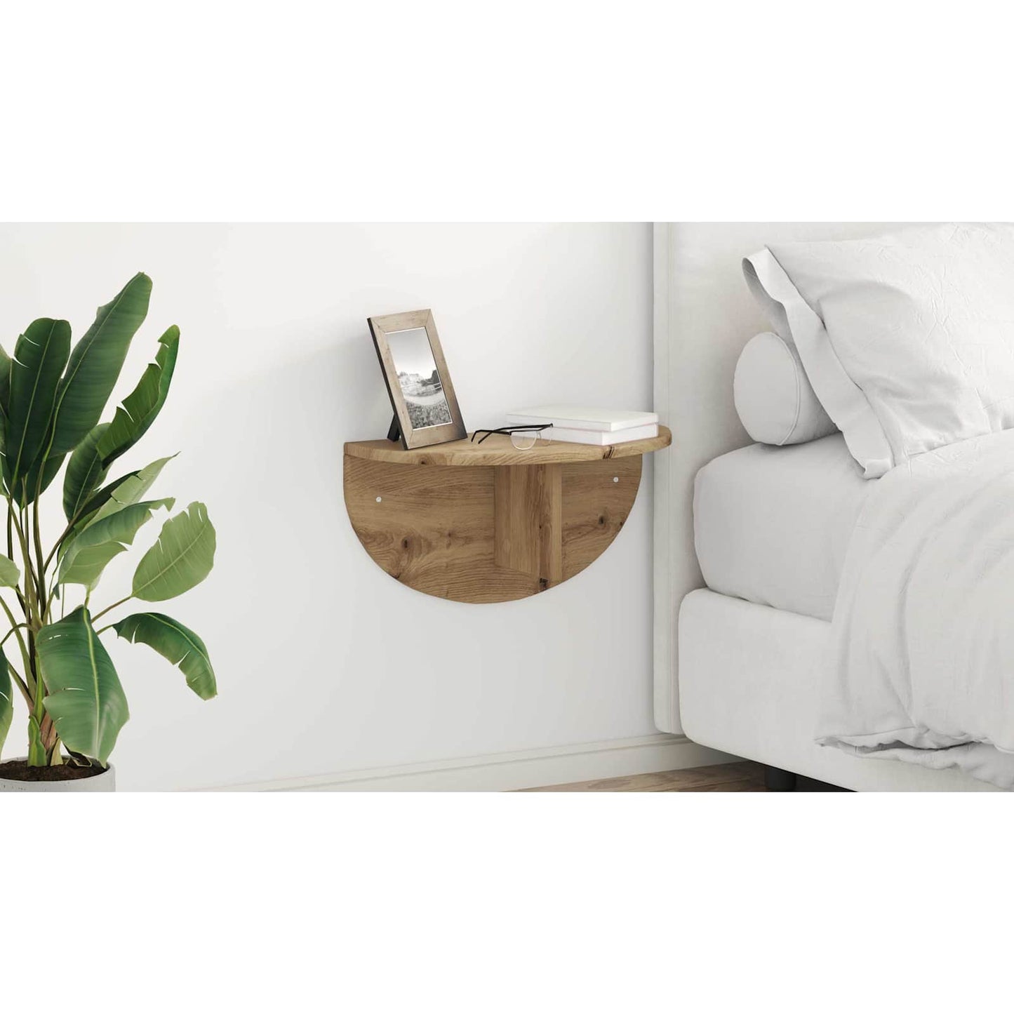 Wall Shelf Artisan Oak 48 x 24 x 24 cm Engineered Wood