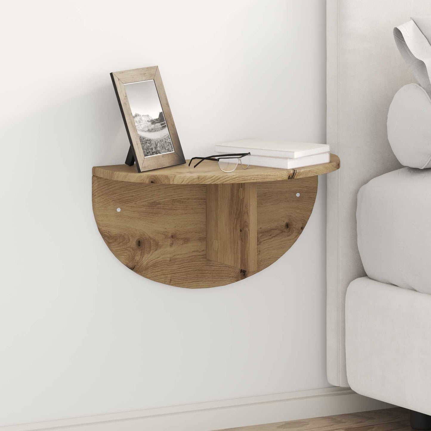 Wall Shelf Artisan Oak 48 x 24 x 24 cm Engineered Wood