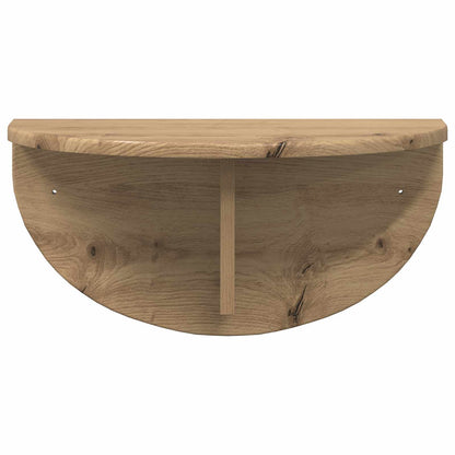 Wall Shelf 2 pcs Artisan Oak 48 x 24 x 24 cm Engineered Wood