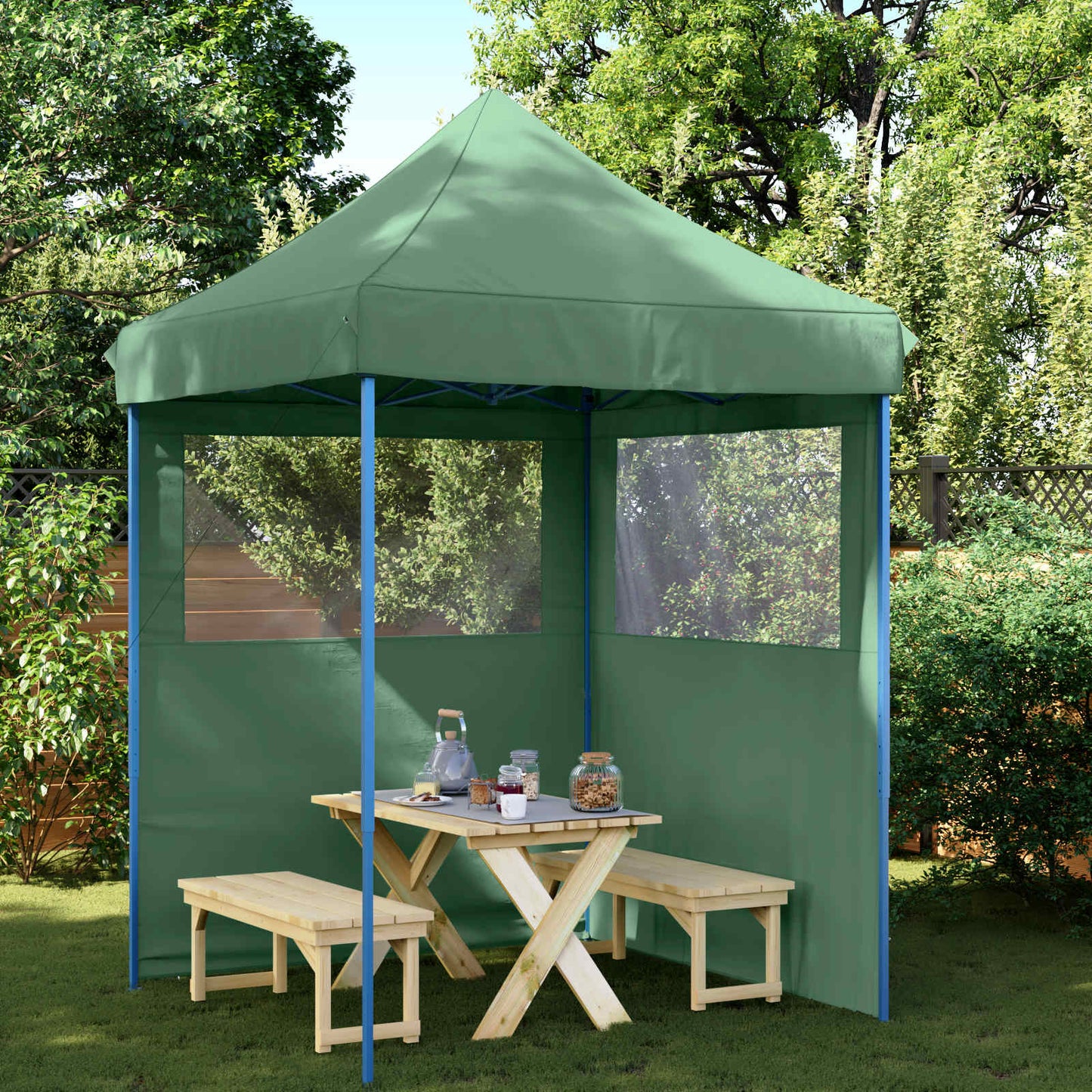 Party Tent Folding Green 200 x 200 x 306 cm Oxford Fabric