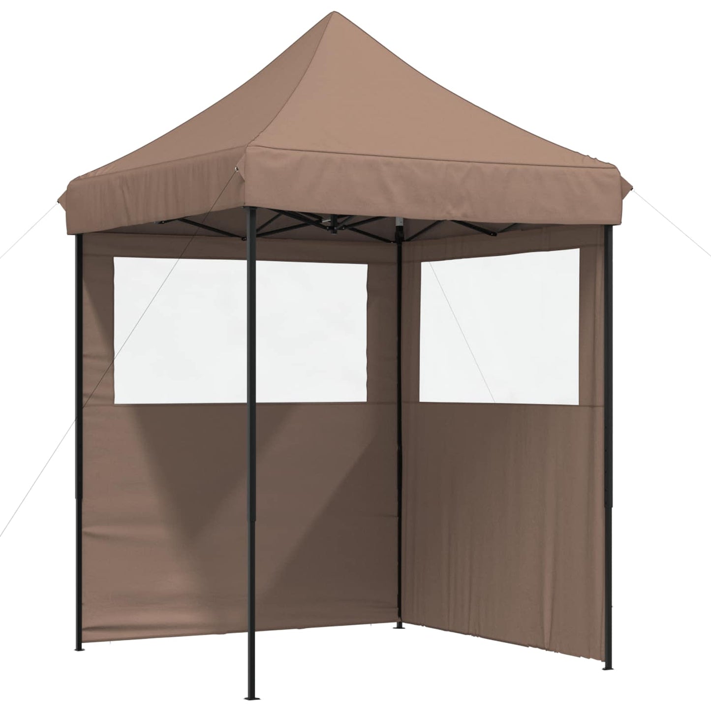Party Tent Folding Brown 200 x 200 x 306 cm Oxford Fabric