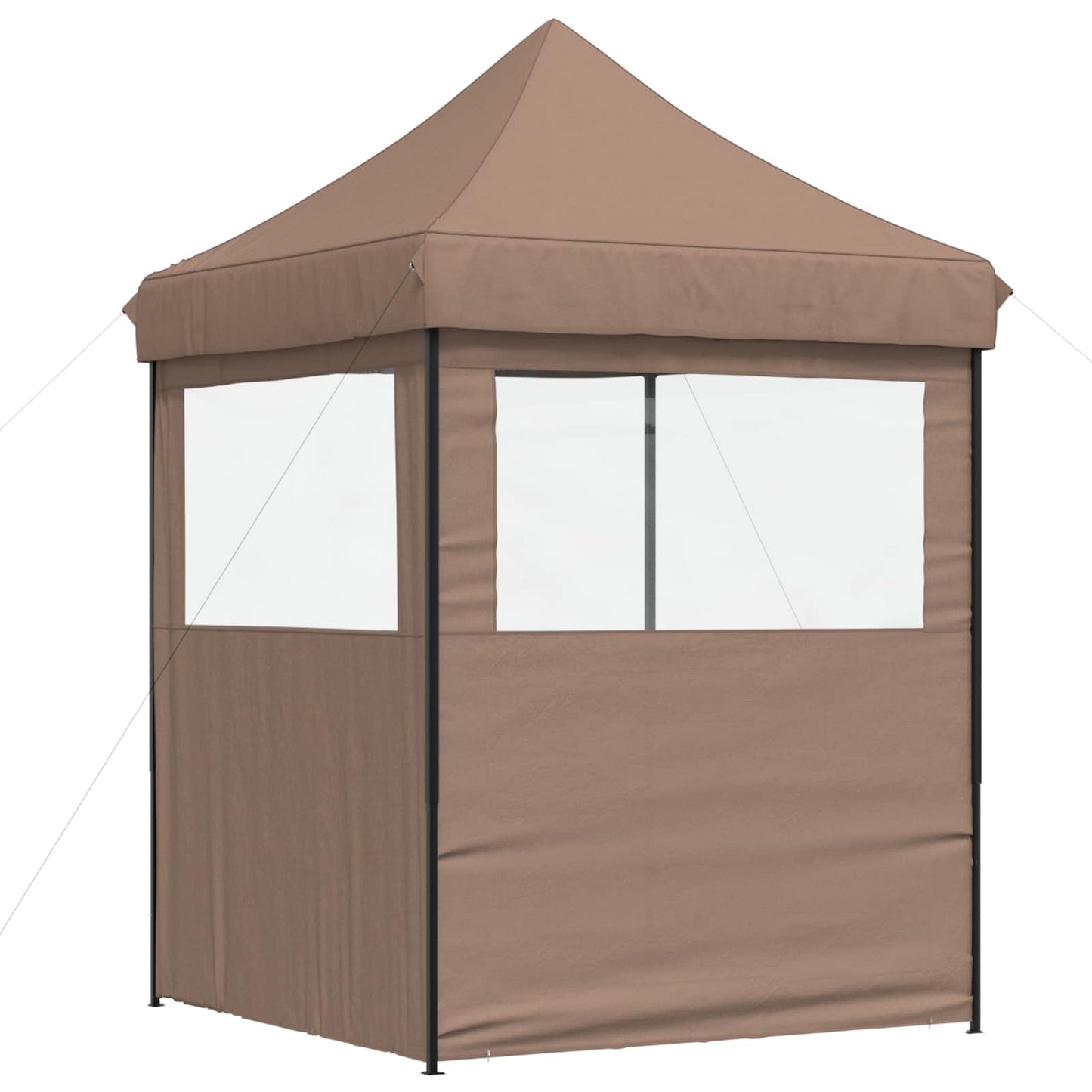 Party Tent Folding Brown 200 x 200 x 306 cm Oxford Fabric