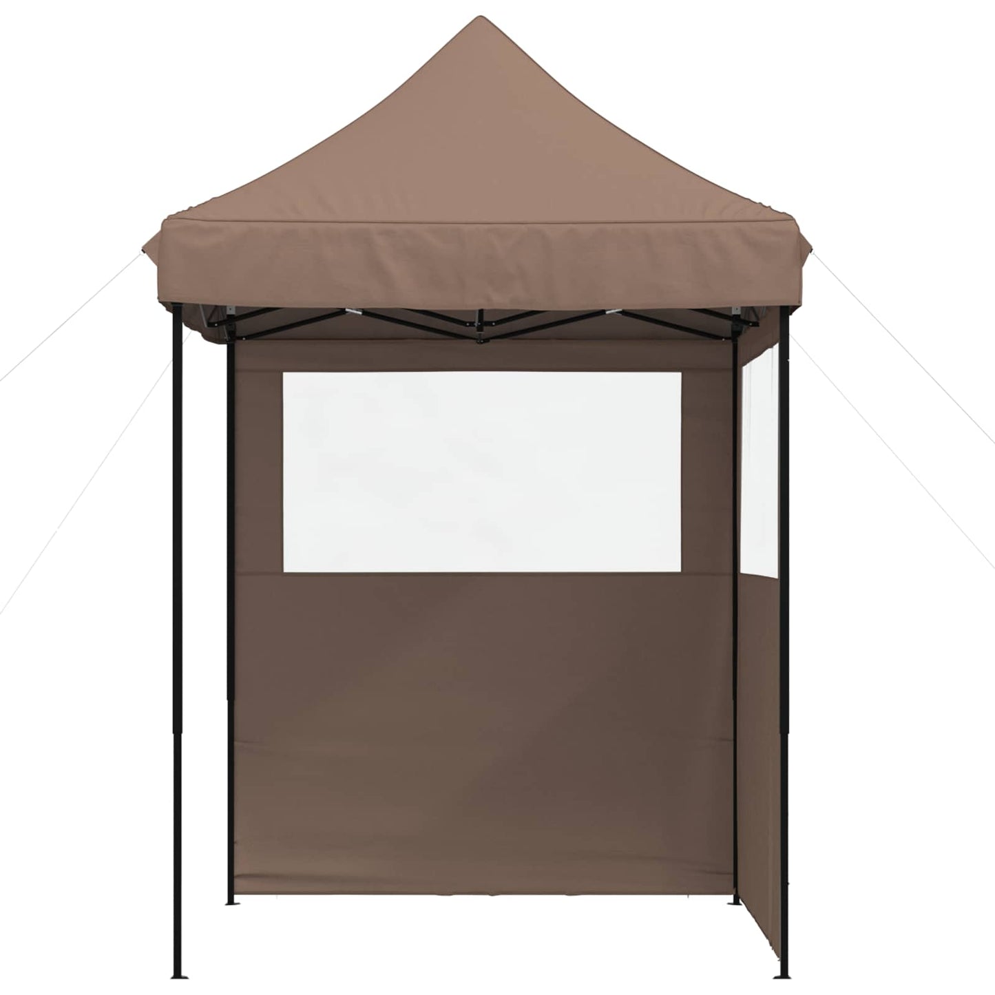 Party Tent Folding Brown 200 x 200 x 306 cm Oxford Fabric