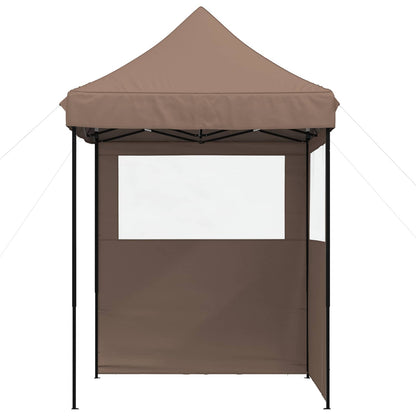 Party Tent Folding Brown 200 x 200 x 306 cm Oxford Fabric