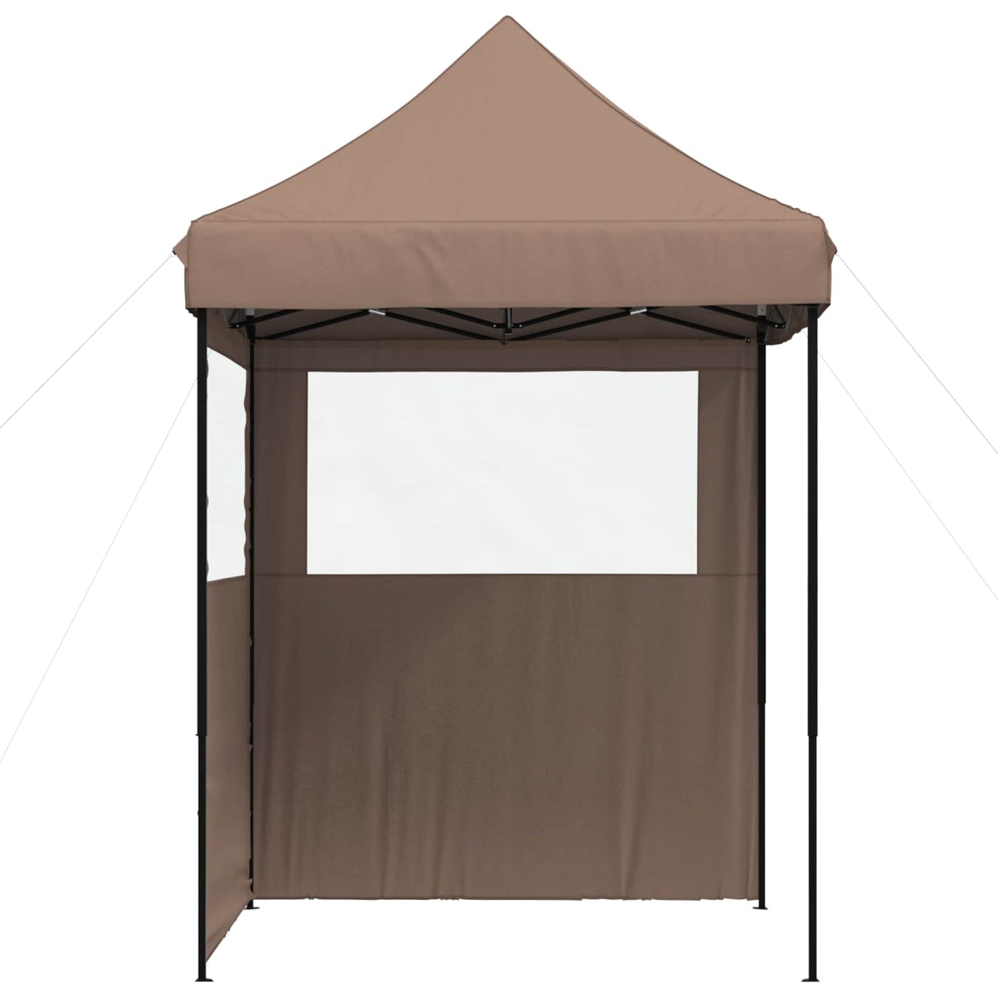 Party Tent Folding Brown 200 x 200 x 306 cm Oxford Fabric