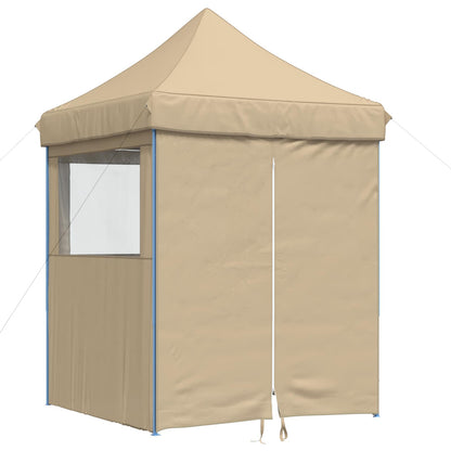 Party Tent Folding Beige 200 x 200 x 306 cm Oxford Fabric