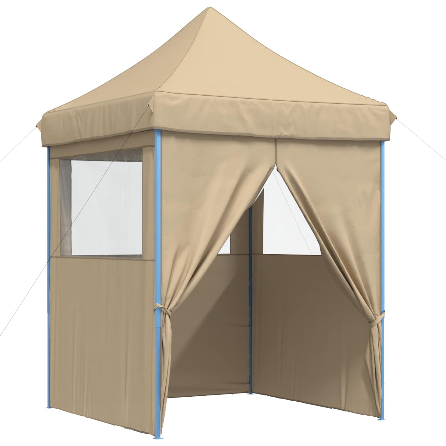 Party Tent Folding Beige 200 x 200 x 306 cm Oxford Fabric