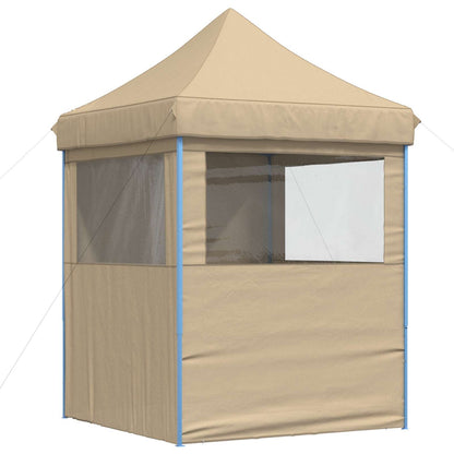 Party Tent Folding Beige 200 x 200 x 306 cm Oxford Fabric
