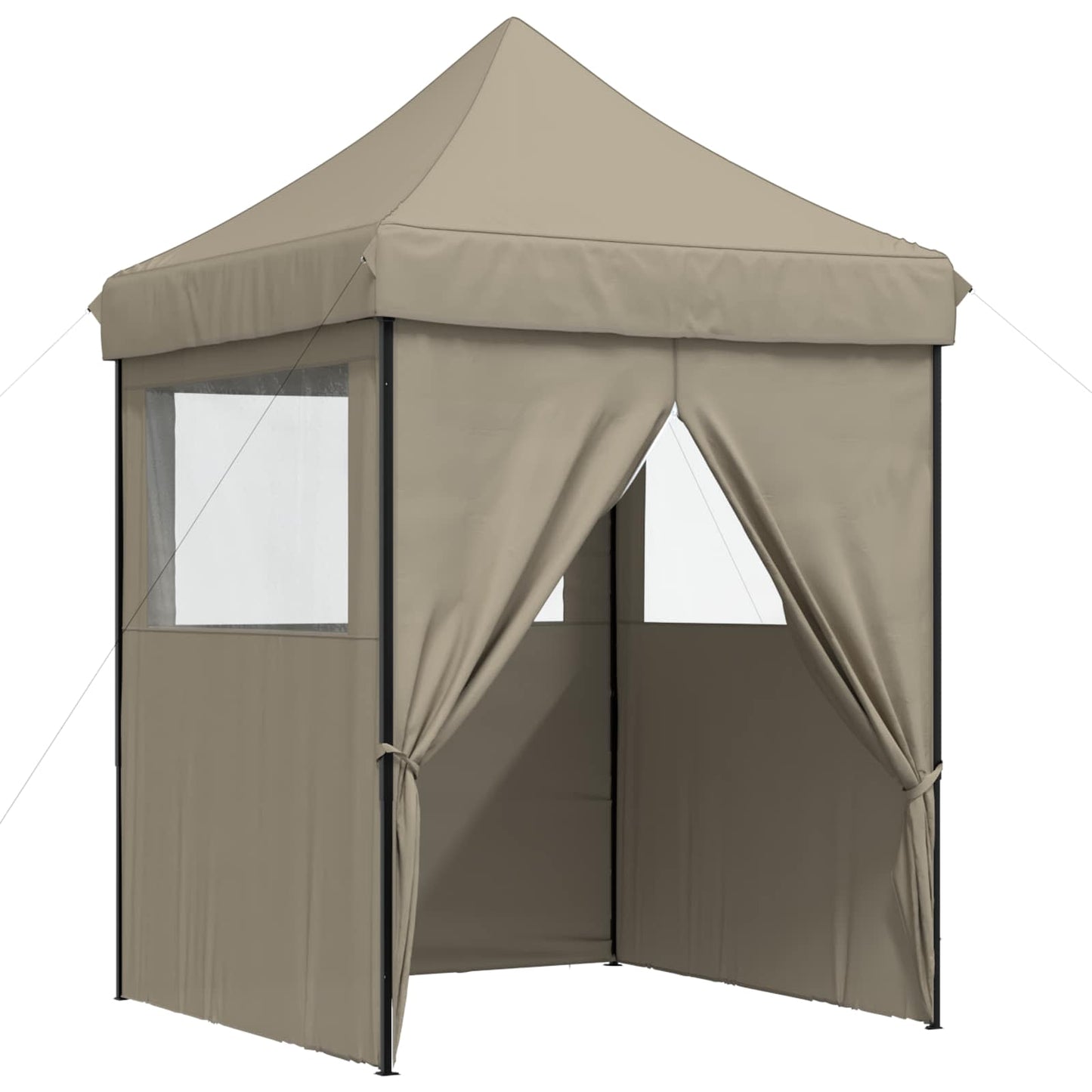 Party Tent Folding Taupe 200 x 200 x 306 cm Oxford Fabric