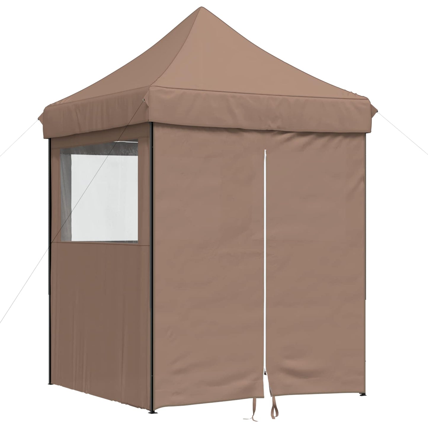 Party Tent Folding Brown 200 x 200 x 306 cm Oxford Fabric