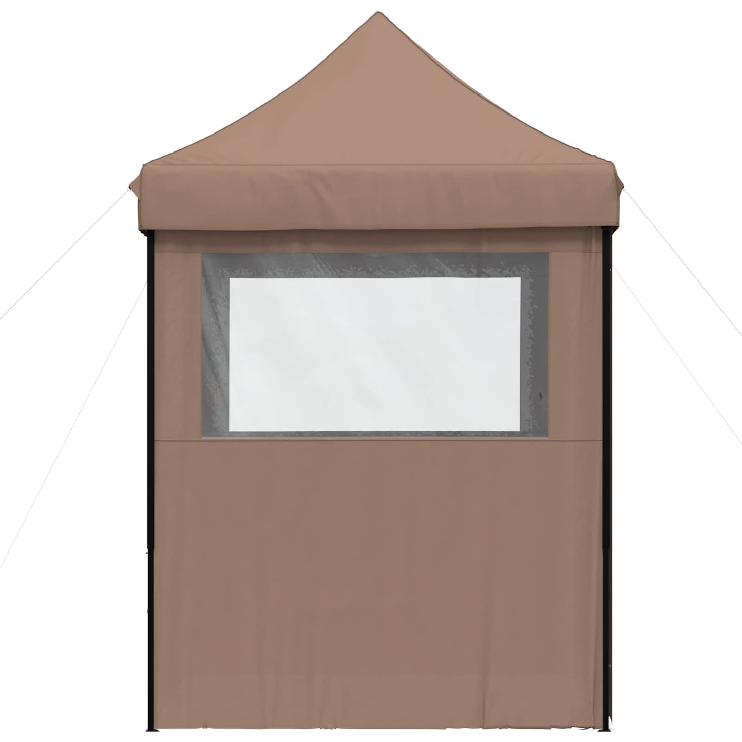 Party Tent Folding Brown 200 x 200 x 306 cm Oxford Fabric