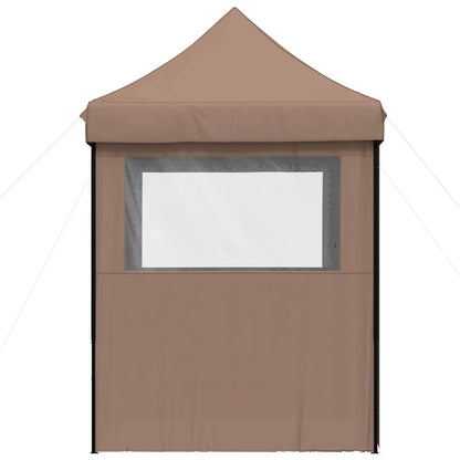 Party Tent Folding Brown 200 x 200 x 306 cm Oxford Fabric