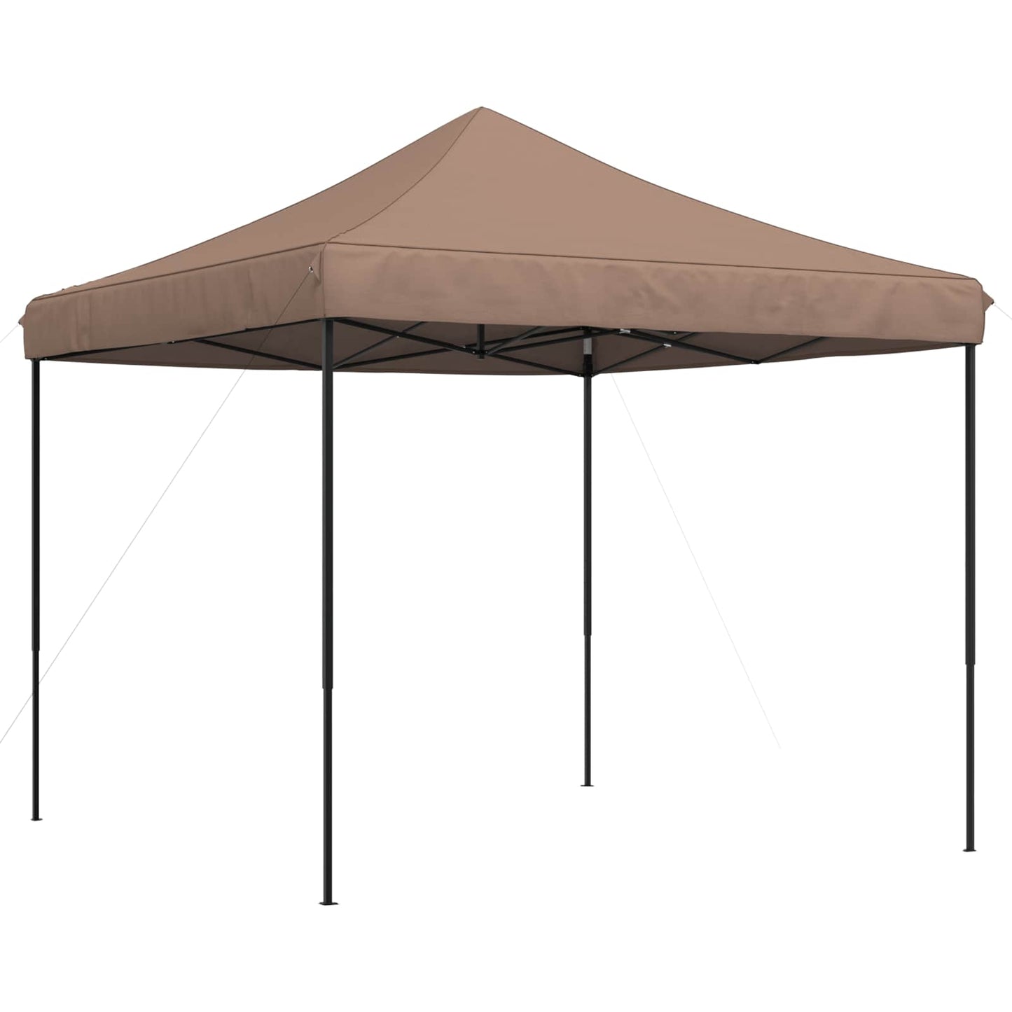 Party Tent Folding Brown 292 x 292 x 315 cm Oxford Fabric