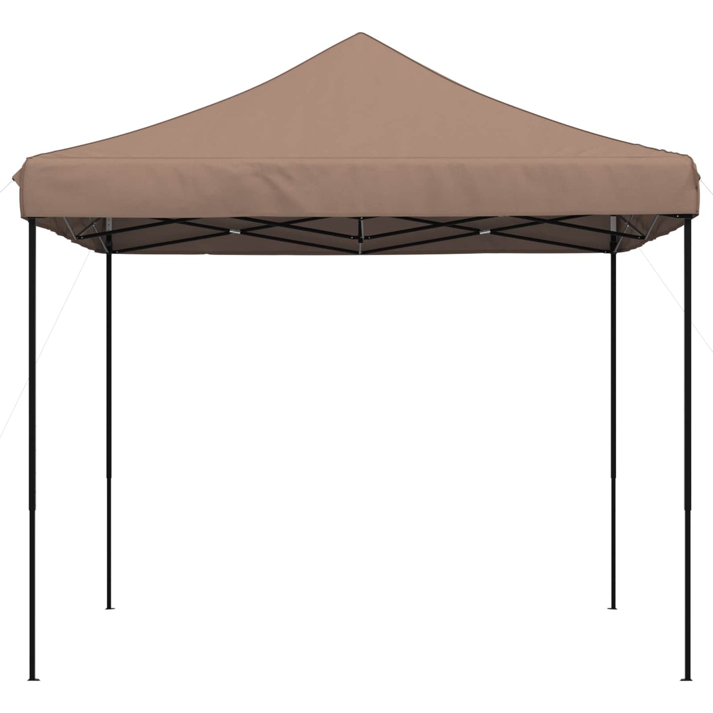 Party Tent Folding Brown 292 x 292 x 315 cm Oxford Fabric
