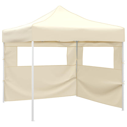 Party Tent Folding Cream 291 x 291 x 315 cm Oxford Fabric
