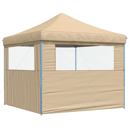 Party Tent Folding Beige 292 x 292 x 315 cm Oxford Fabric