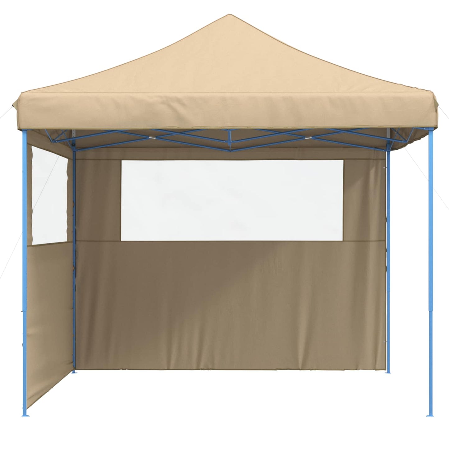 Party Tent Folding Beige 292 x 292 x 315 cm Oxford Fabric
