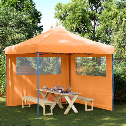 Party Tent Folding Orange 292 x 292 x 315 cm Oxford Fabric
