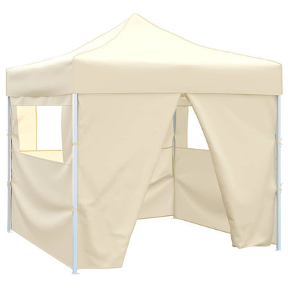 Party Tent Folding Cream 291 x 291 x 315 cm Oxford Fabric