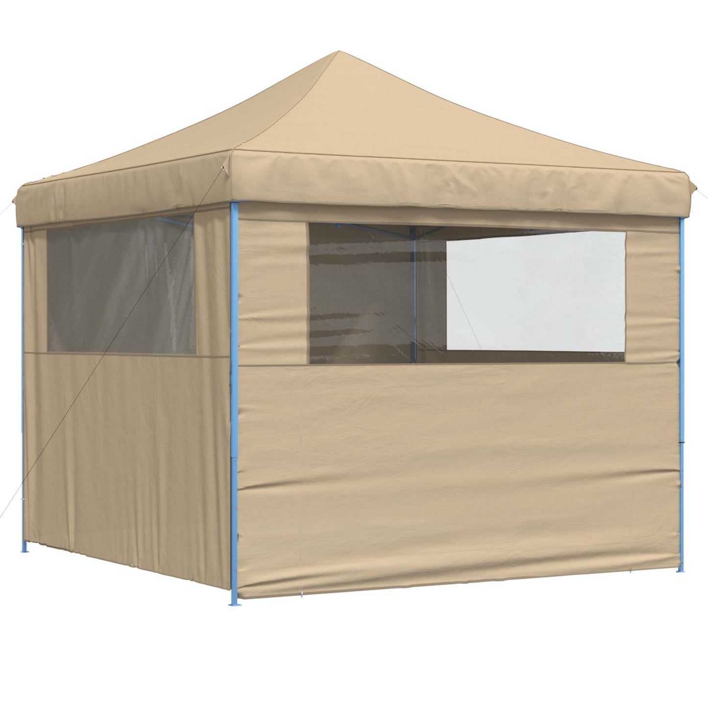 Party Tent Folding Beige 292 x 292 x 315 cm Oxford Fabric