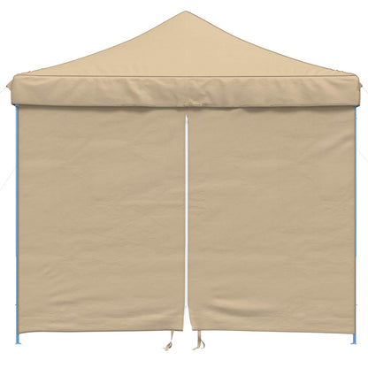 Party Tent Folding Beige 292 x 292 x 315 cm Oxford Fabric