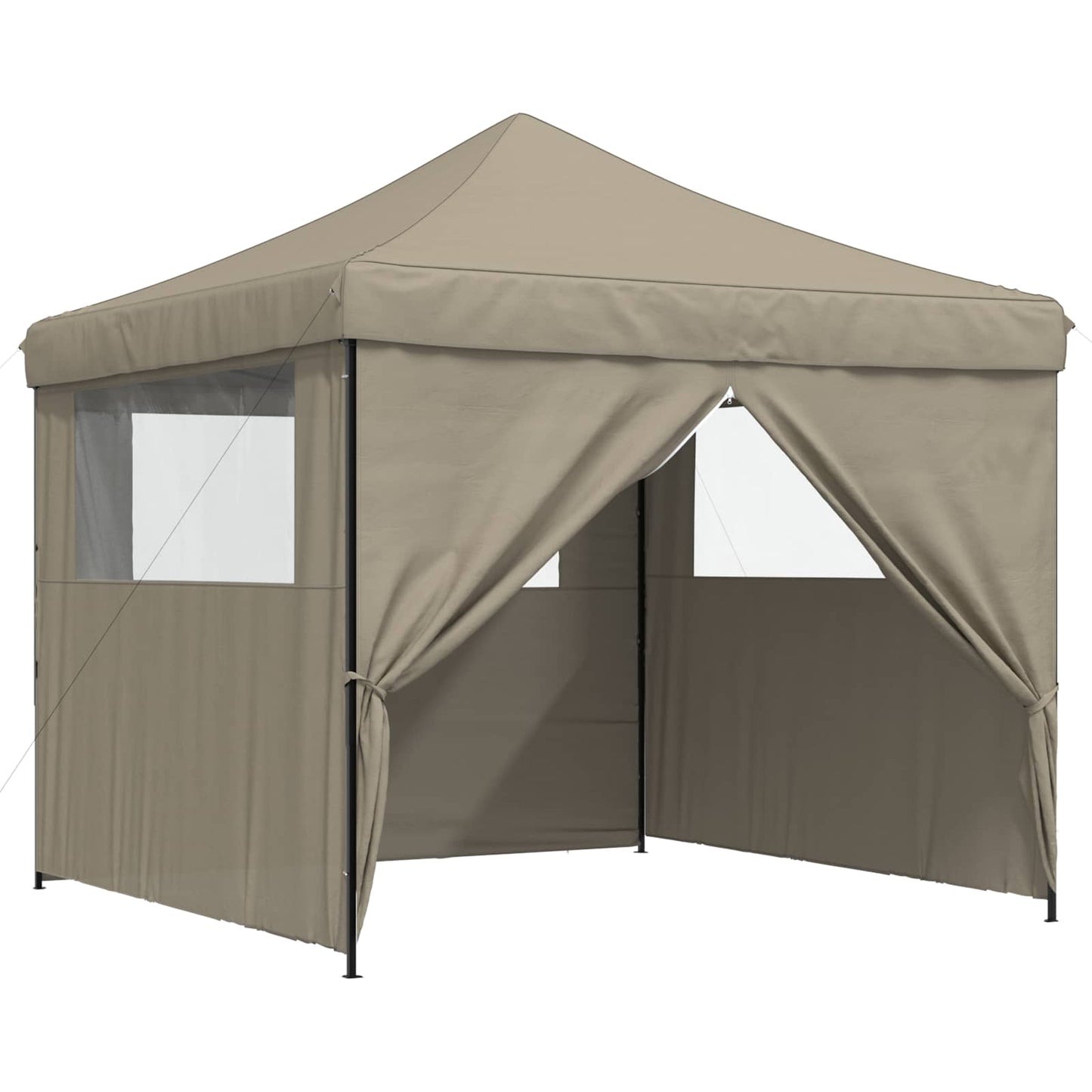 Party Tent Folding Taupe 292 x 292 x 315 cm Oxford Fabric