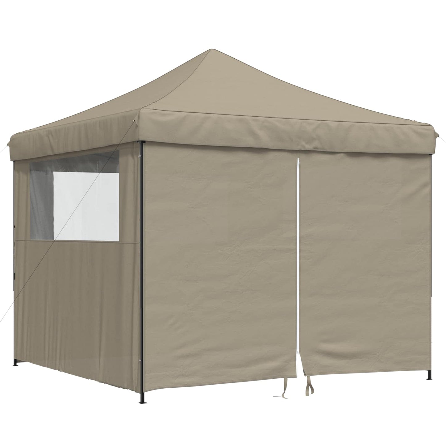 Party Tent Folding Taupe 292 x 292 x 315 cm Oxford Fabric