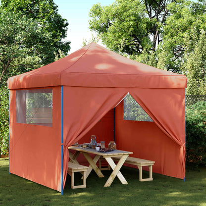 Party Tent 292 x 292 x 315 cm Terracotta Oxford Fabric