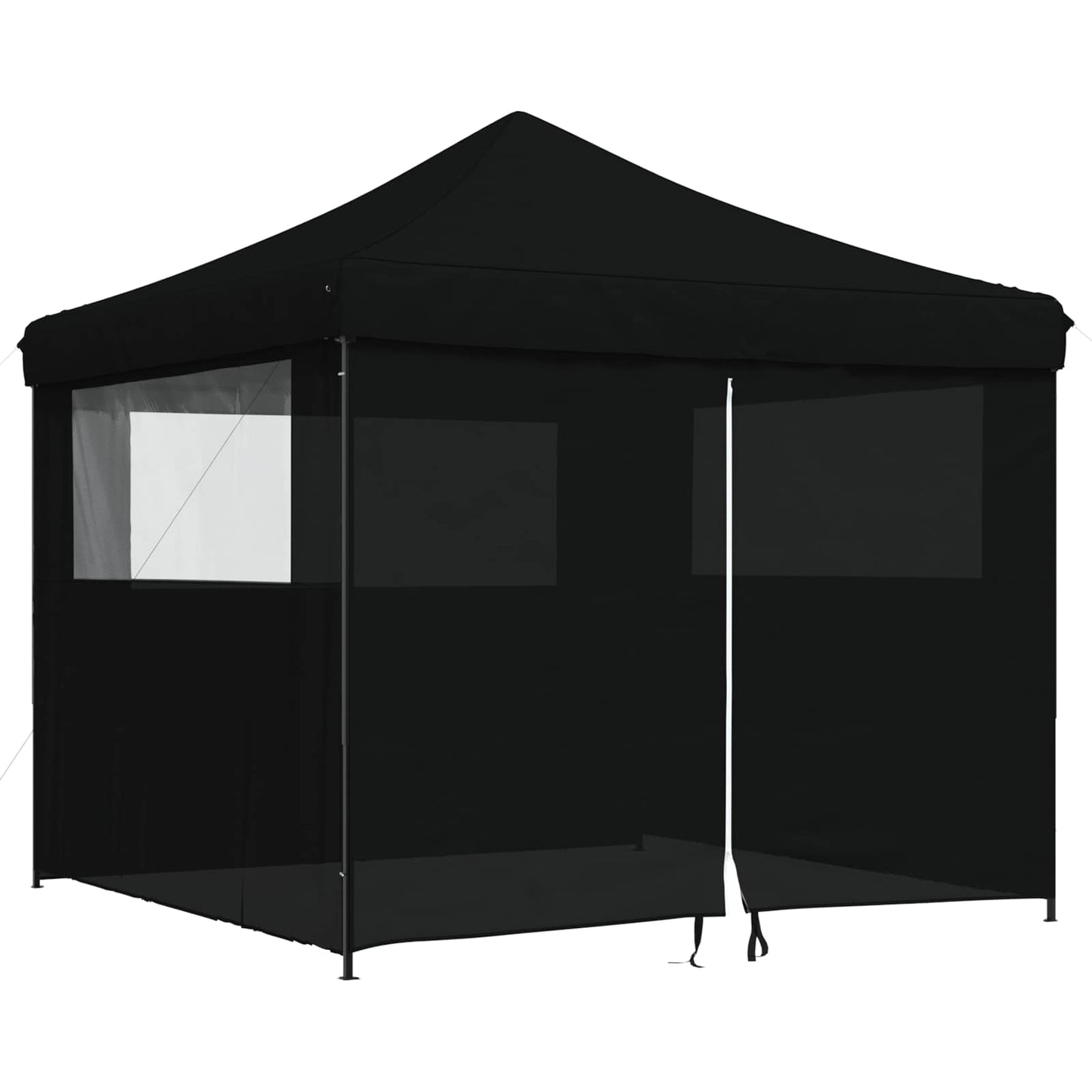 Party Tent Folding Black 292 x 292 x 315 cm Oxford Fabric